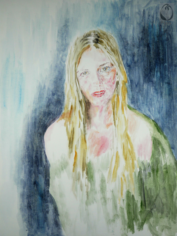 oil on paper - olio su carta di Piro